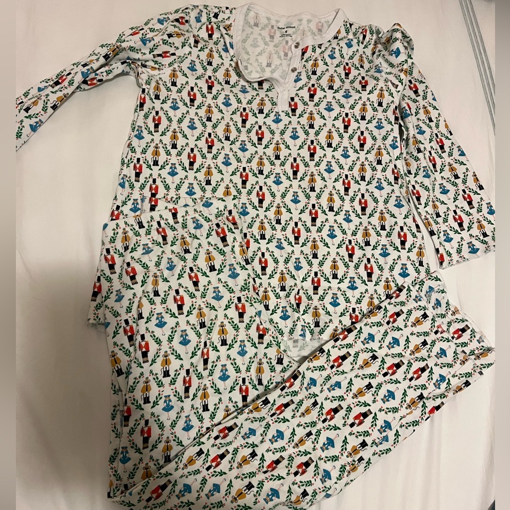 roller rabbit limited edition nutcracker pajamas size small